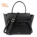 Celine Nano Belt Bag Grained Calfskin Black Gold Hardware Rank A