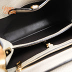 Louis Vuitton Capucines BB Taurillon Leather Galet Gray Gold Hardware Rank A