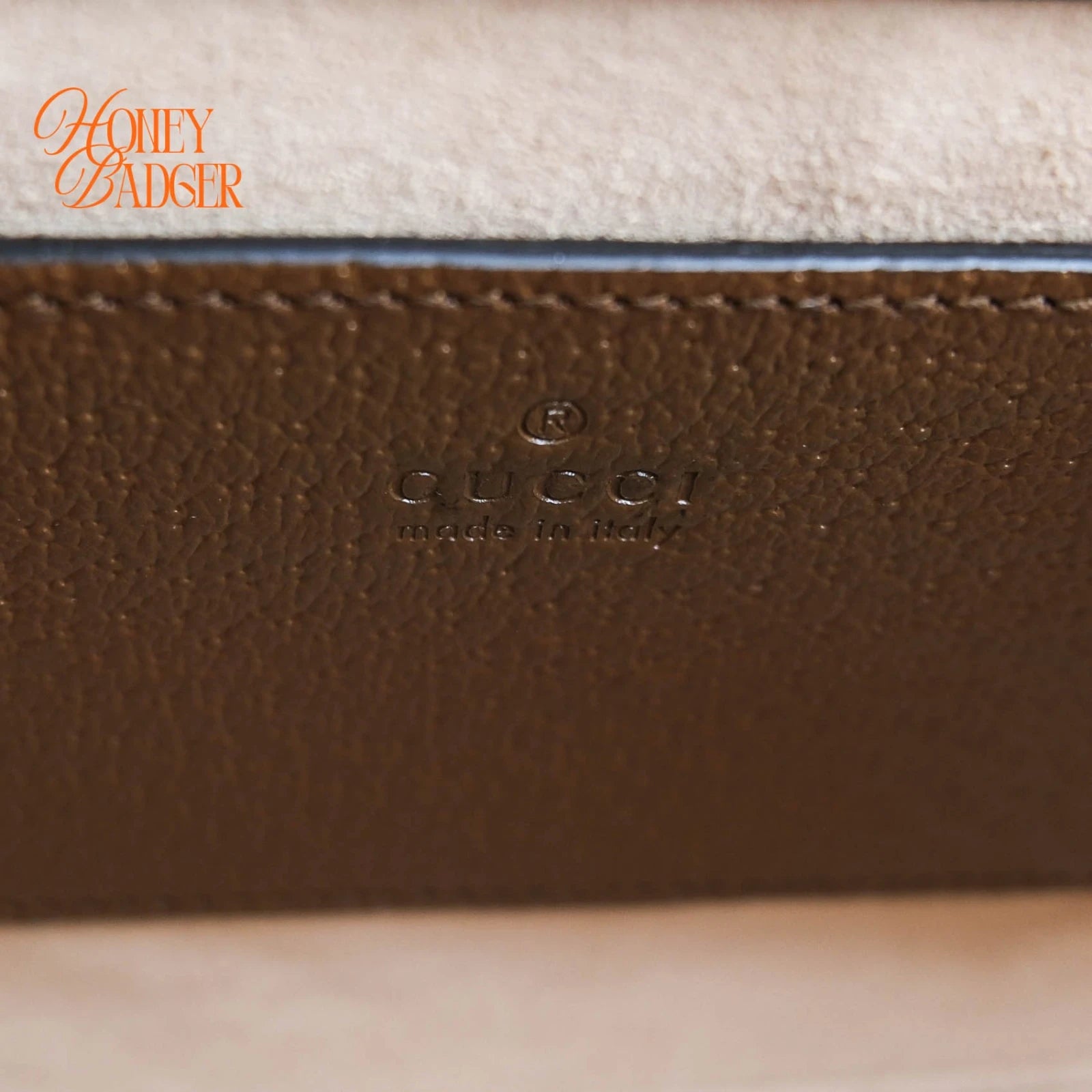 Gucci Diana Mini Leather Brown Rank S