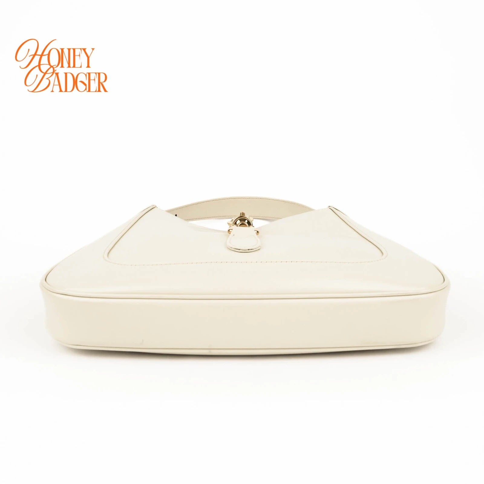 Gucci Jackie 1961 Medium Leather White Gold Hardware Rank S