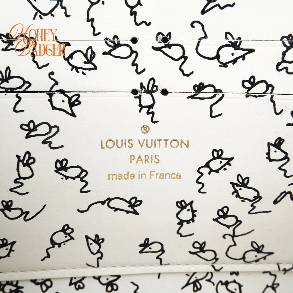 Louis Vuitton Twist Chain Wallet Catogram Monogram Black Rank A