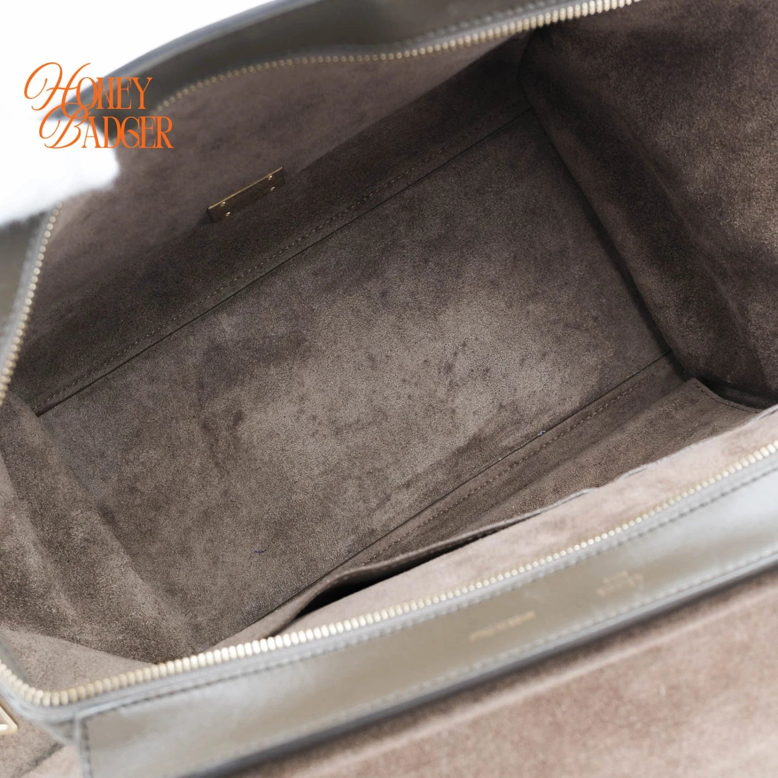 Celine Trapeze Leather and Suede Multicolor Rank A