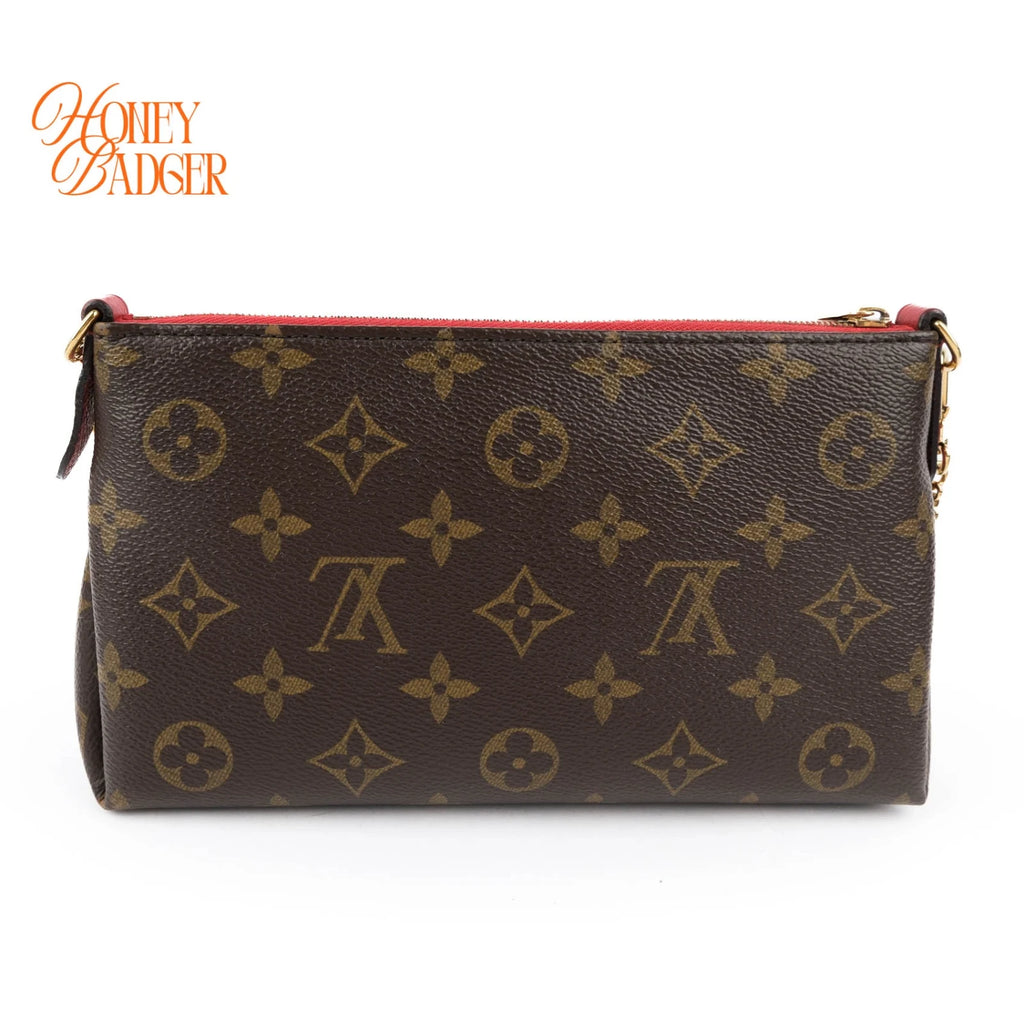 Louis Vuitton Pallas Monogram Canvas Clutch 3 in 1 M41638