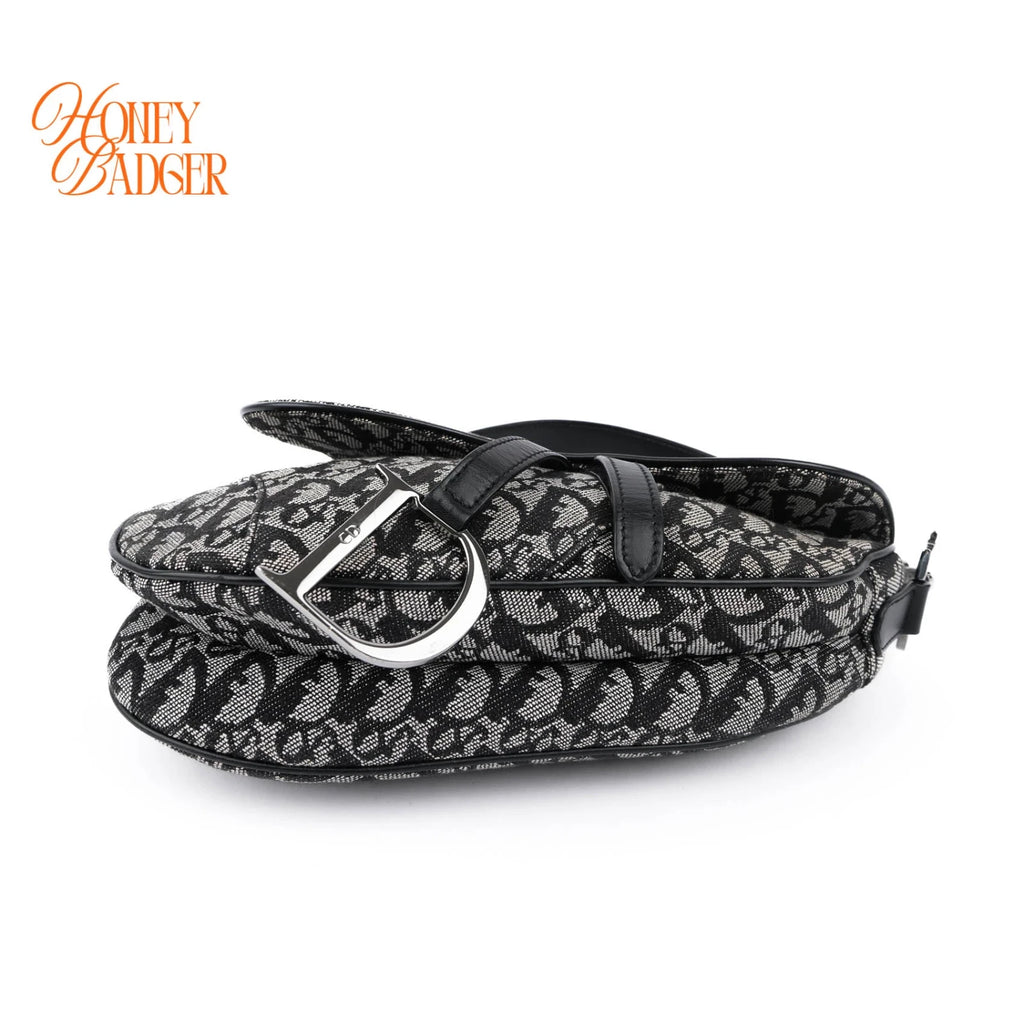 Dior Saddle Bag Oblique Black