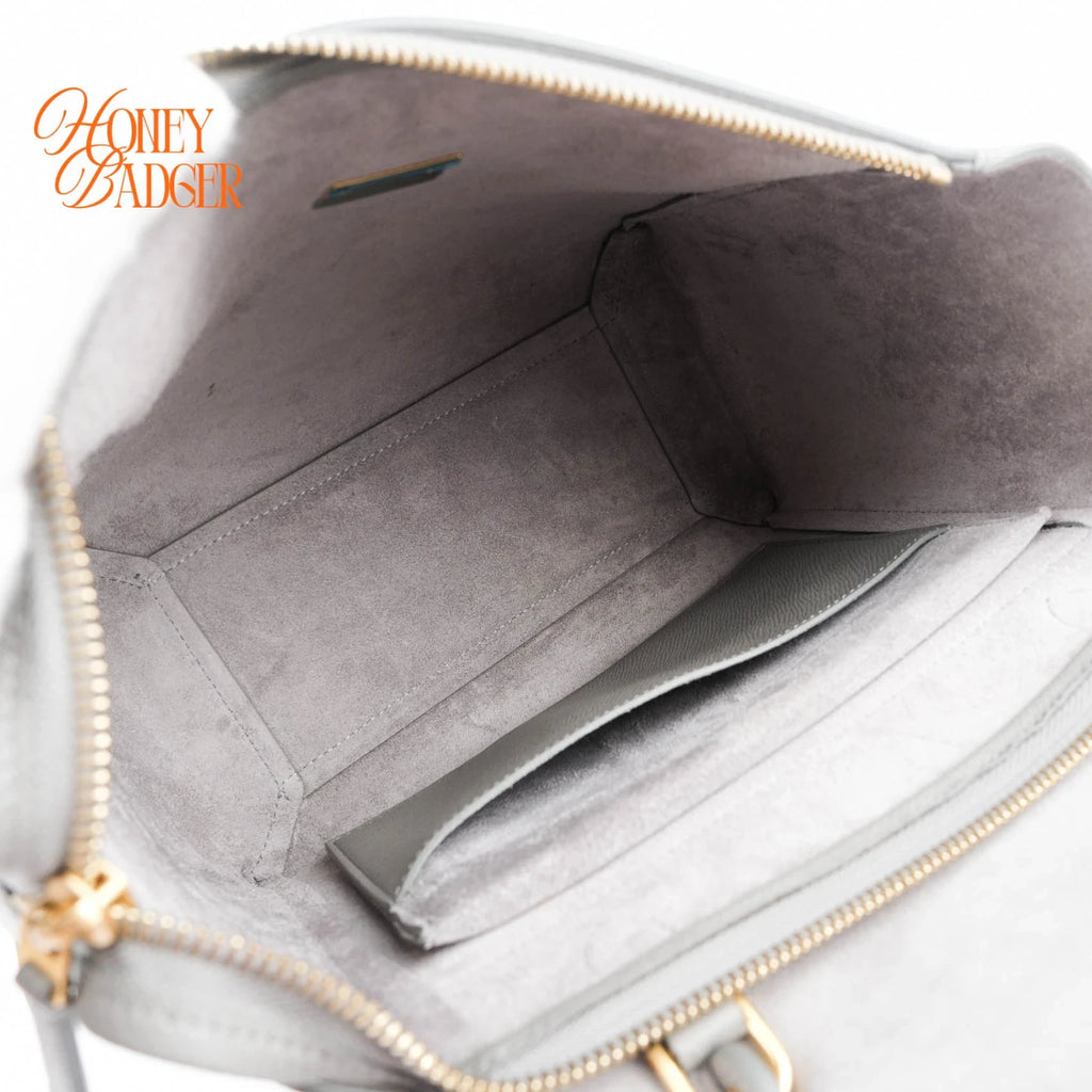 Celine Belt Bag Micro Gray Leather Grade A