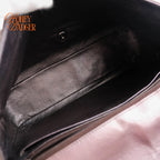Chanel Classic Flap Jumbo Lambskin Metallic Grey Purple Rank AB
