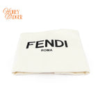 Fendi Baguette Suede Orange Glitter FF Buckle Gold Hardware Rank AB