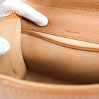 Delvaux Brillant Mini Rodéo Calf Tan Brown Palladium Hardware Rank AB