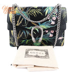 Gucci Dionysus Medium Tropical Print Leather Chain Shoulder Bag Rank A