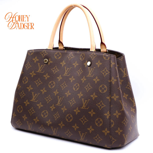 Louis Vuitton Montaigne MM Monogram Canvas Brown Rank A