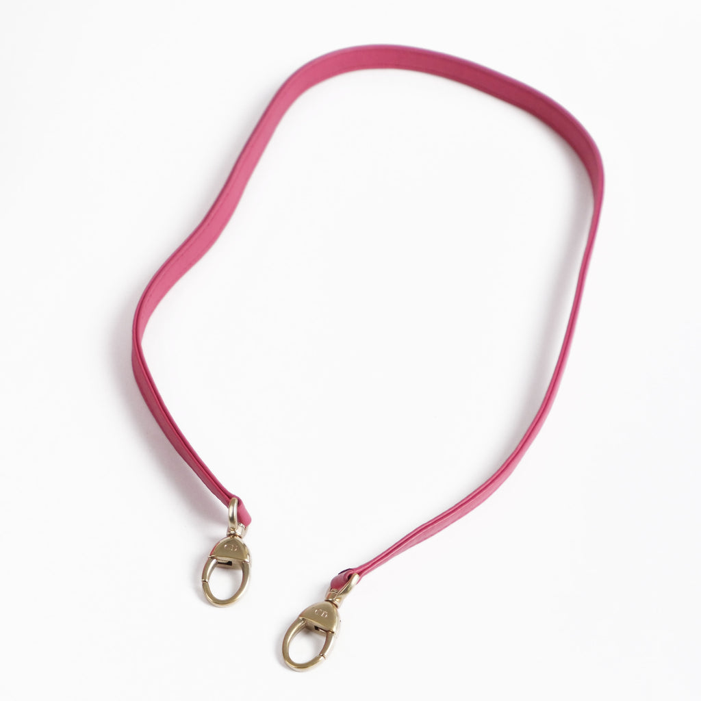 Christian Dior Lady Dior Medium Cannage Pink Leather 2-Way Handbag (Gold Hardware)