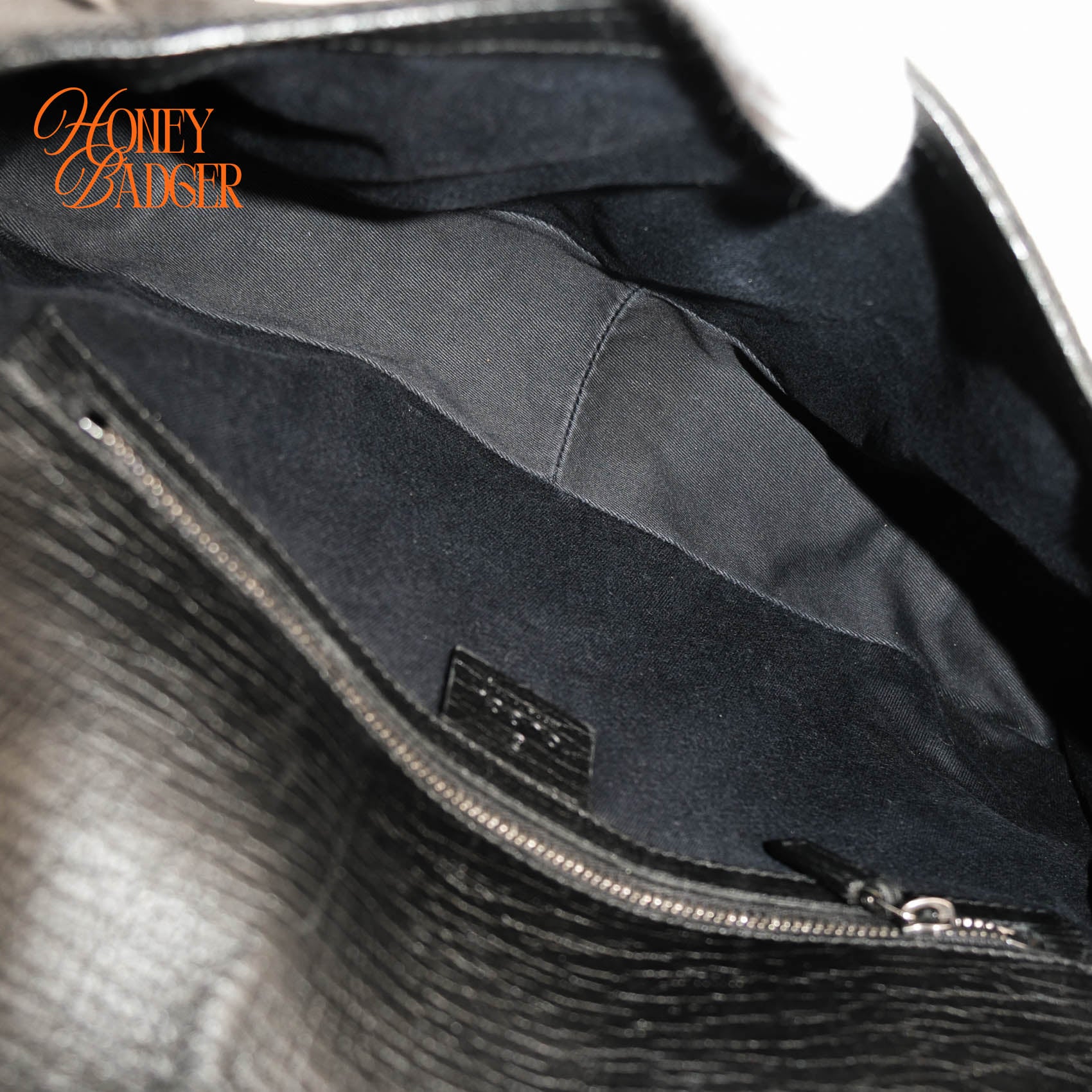 Gucci Tom Ford Era Horsebit Shoulder Bag Black GG Canvas Leather 114915