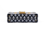 Louis Vuitton Black Catgram Transformed Monogram Petite Malle Trunk Bag - M44437 Rare Collector's Piece