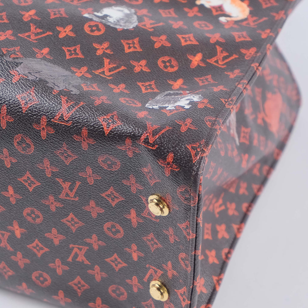 Louis Vuitton City Steamer XXL Catgram Monogram Tote Bag - M44433 Limited Edition Travel Bag(Includes Matching Pouch)