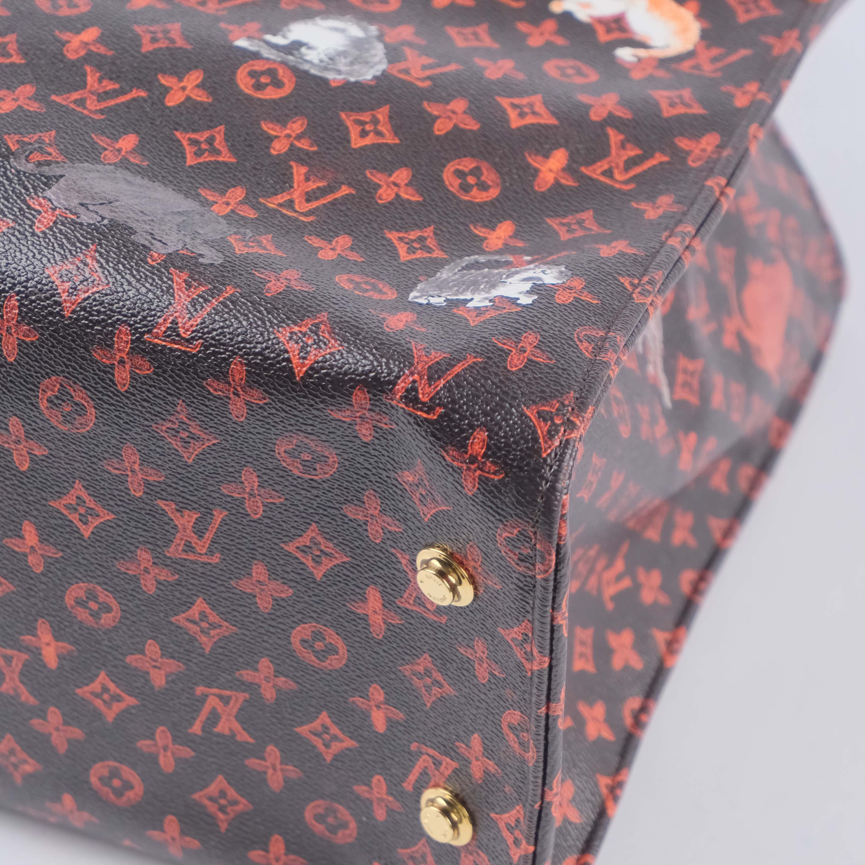 Louis Vuitton City Steamer XXL Catgram Monogram Tote Bag - M44433 Limited Edition Travel Bag(Includes Matching Pouch)