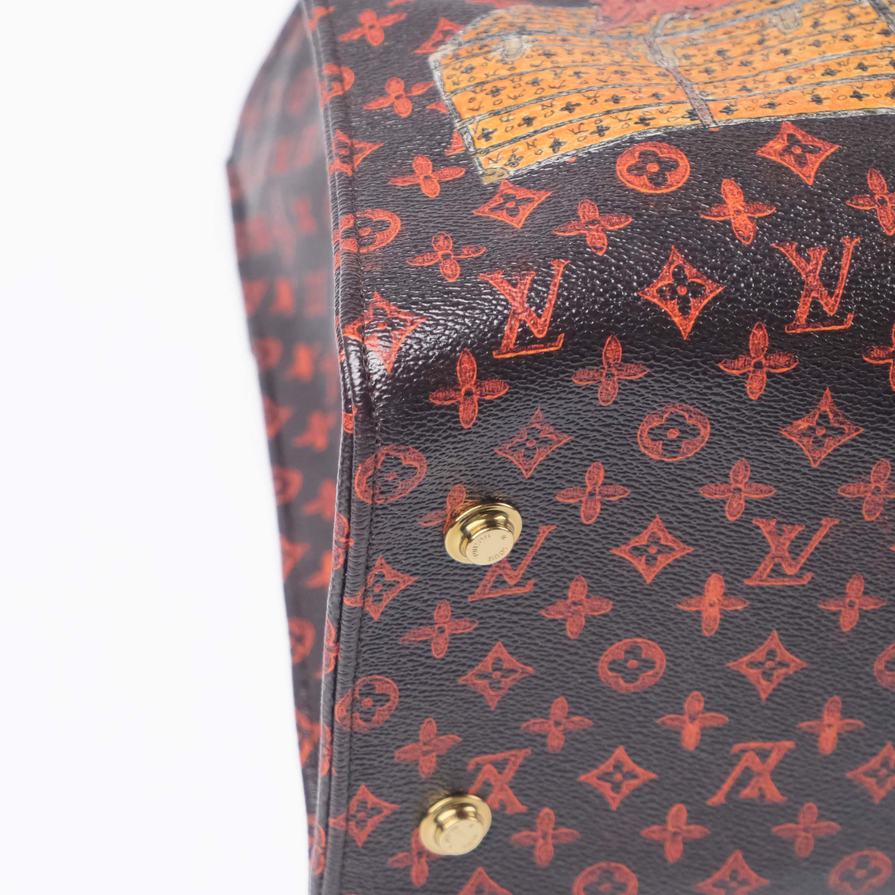 Louis Vuitton City Steamer XXL Catgram Monogram Tote Bag - M44433 Limited Edition Travel Bag(Includes Matching Pouch)