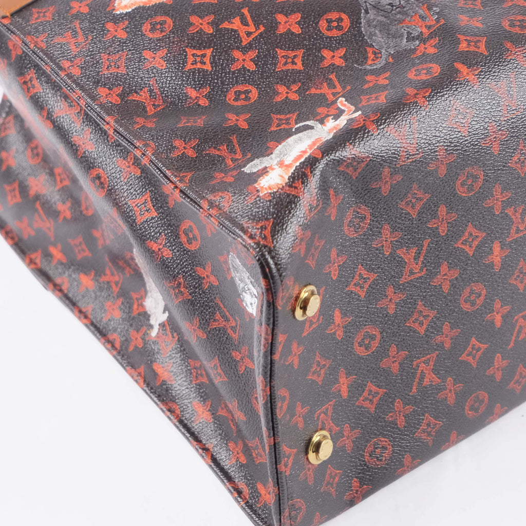 Louis Vuitton City Steamer XXL Catgram Monogram Tote Bag - M44433 Limited Edition Travel Bag(Includes Matching Pouch)