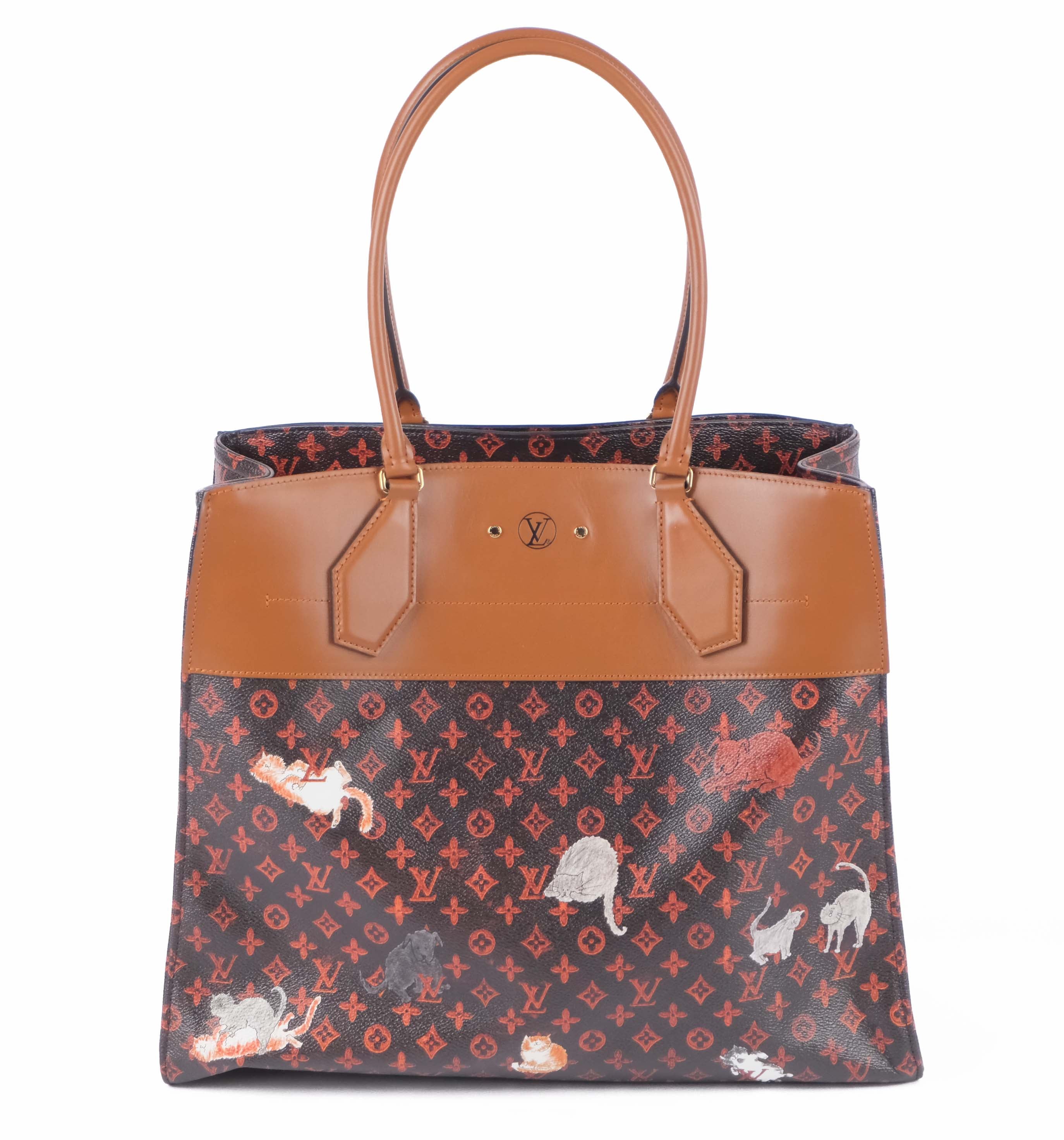 Louis Vuitton City Steamer XXL Catgram Monogram Tote Bag - M44433 Limited Edition Travel Bag(Includes Matching Pouch)