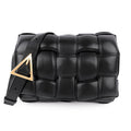 Bottega Veneta Black Padded Cassette Shoulder Bag