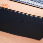 Gucci Diana Mini Tote Bag Navy Blue Leather Bamboo Gold Hardware 655661