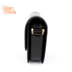 Saint Laurent Solferino Small Satchel Bag Black Box Leather Gold Hardware 651264
