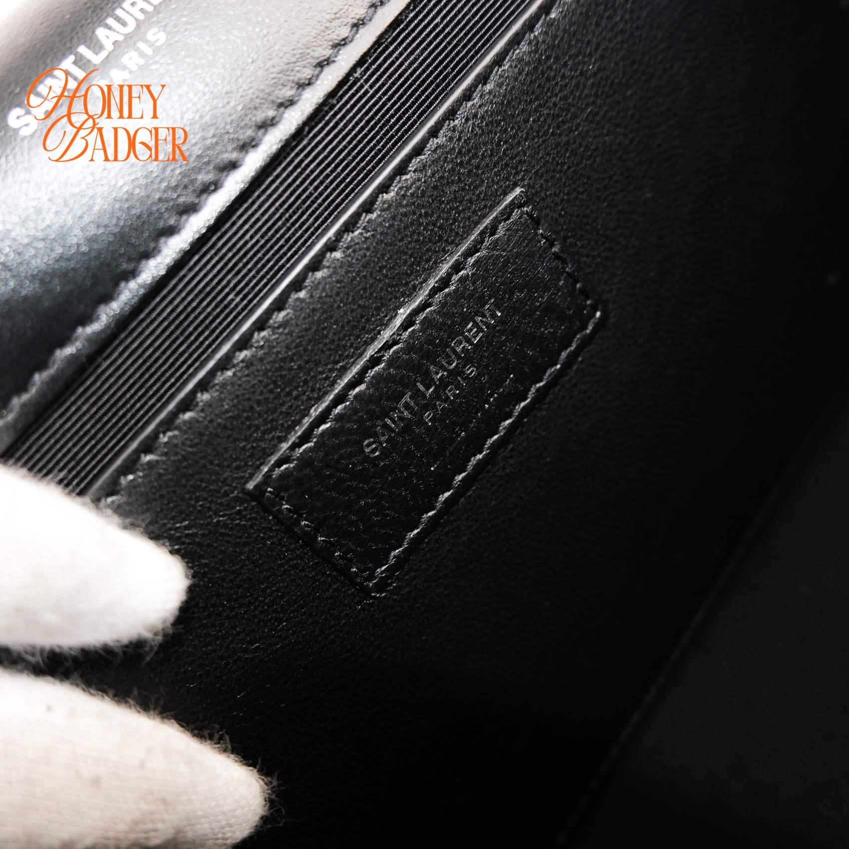 Saint Laurent Medium Kate Tassel Bag Rare Star Studs Black Leather Silver Hardware