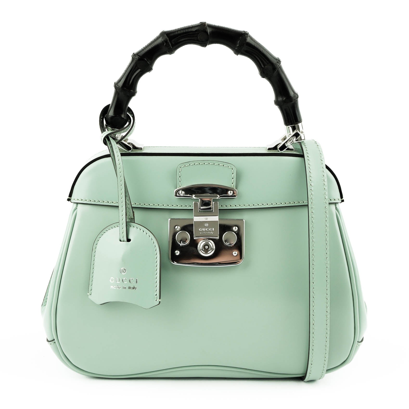 Gucci Lady Lock Bamboo Top Handle Bag