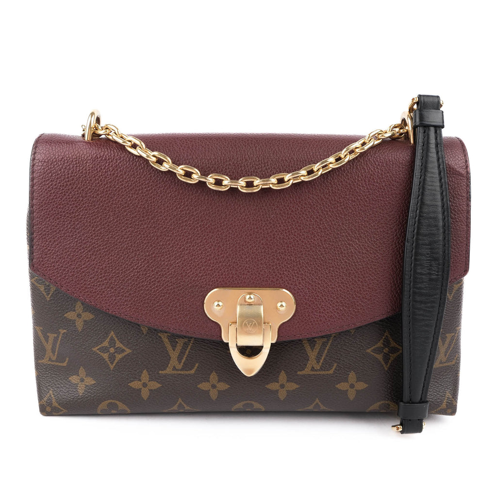 Louis Vuitton Saint Placide Monogram Canvas and Grain Leather in Bordeaux M43715