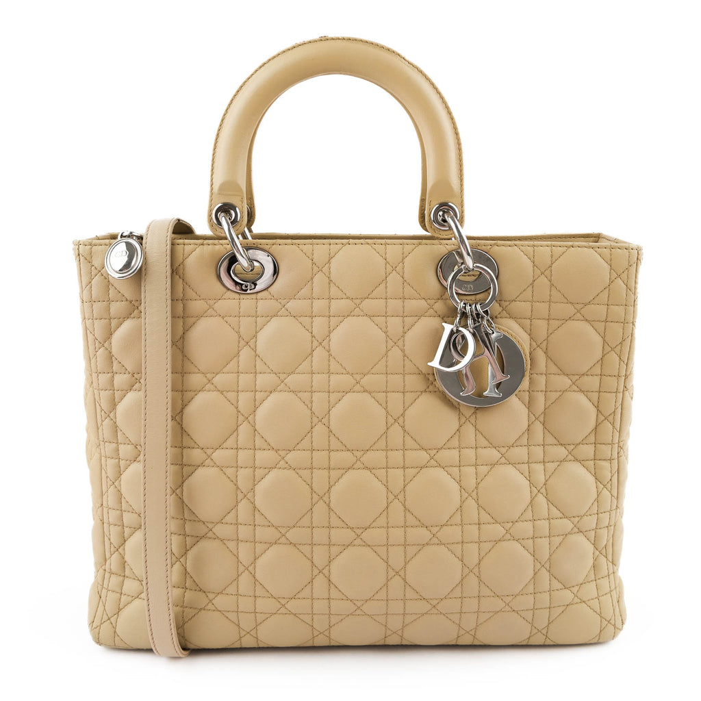 Christian Dior Lady Dior Large Cannage shoulder handbag