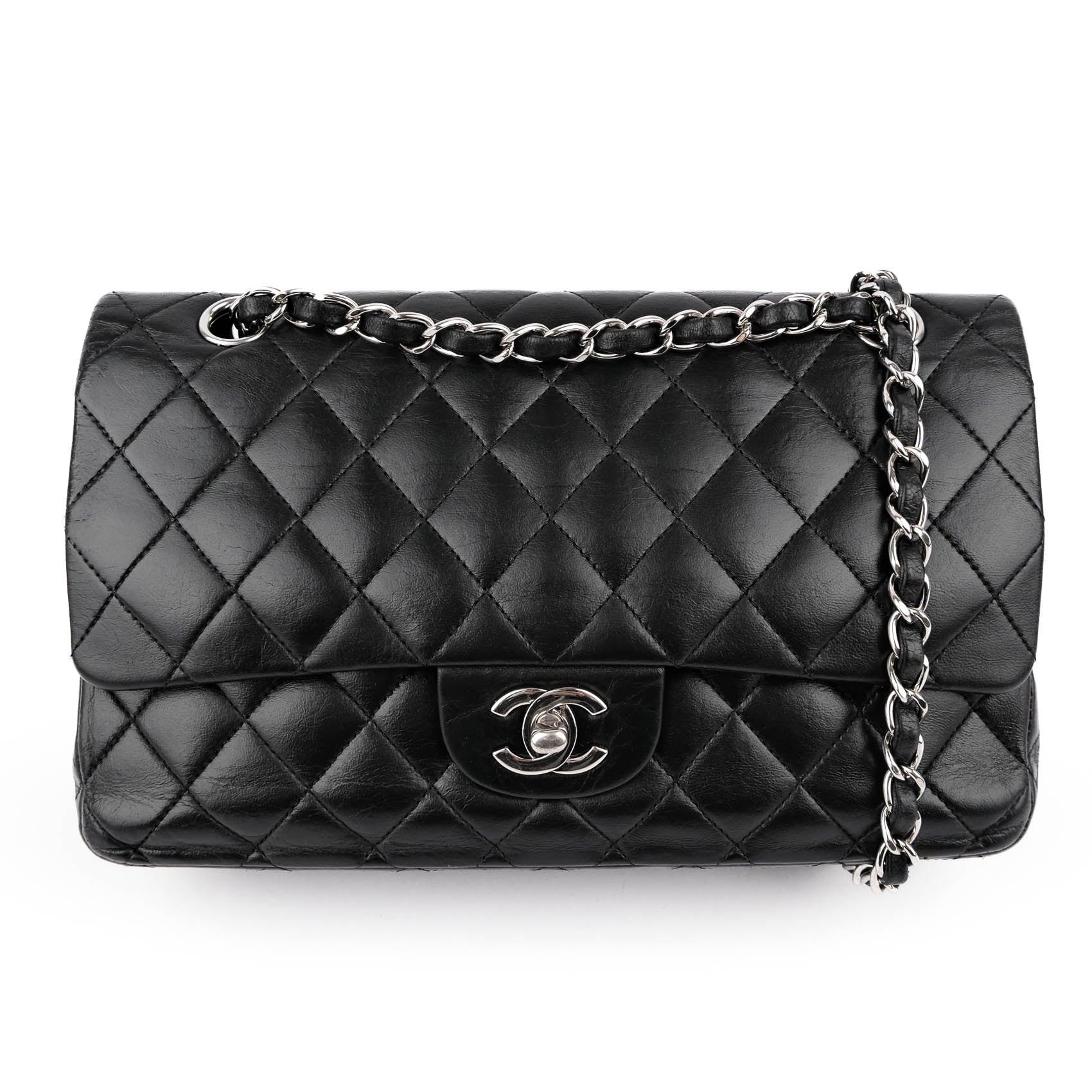 Chanel Matelassé 25 Classic Medium Double Flap Bag