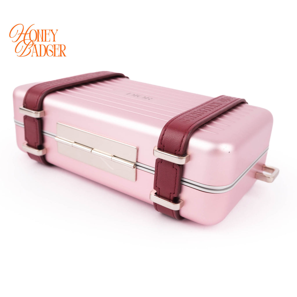 IOR and RIMOWA Clutch Bag Matt Pink Aluminium Shoulder Case