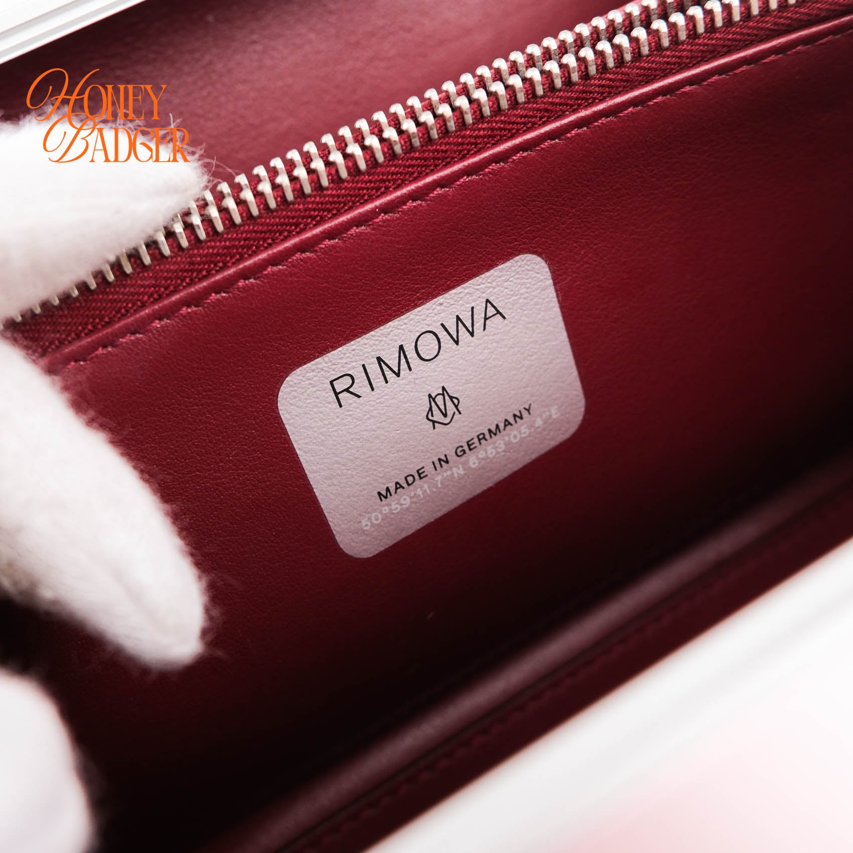 IOR and RIMOWA Clutch Bag Matt Pink Aluminium Shoulder Case