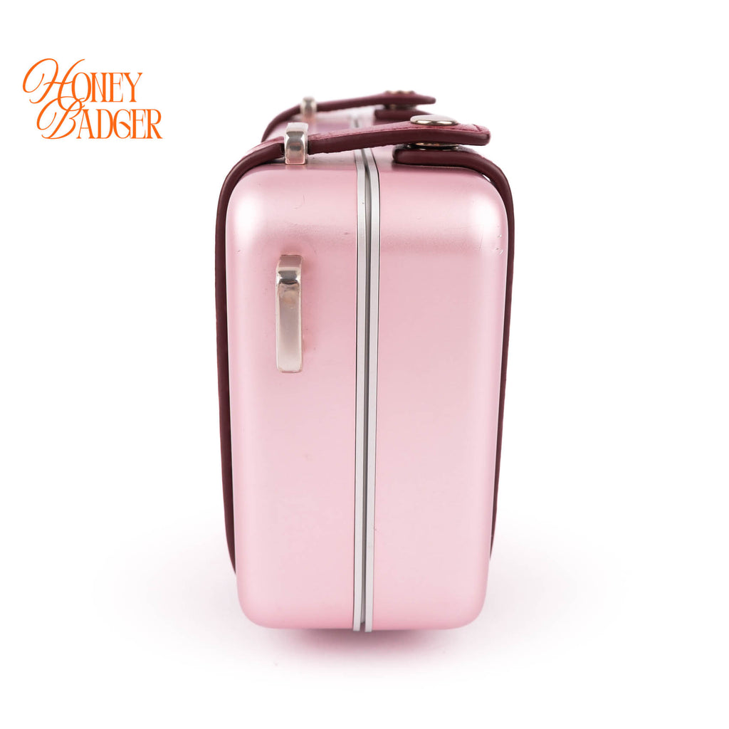 IOR and RIMOWA Clutch Bag Matt Pink Aluminium Shoulder Case