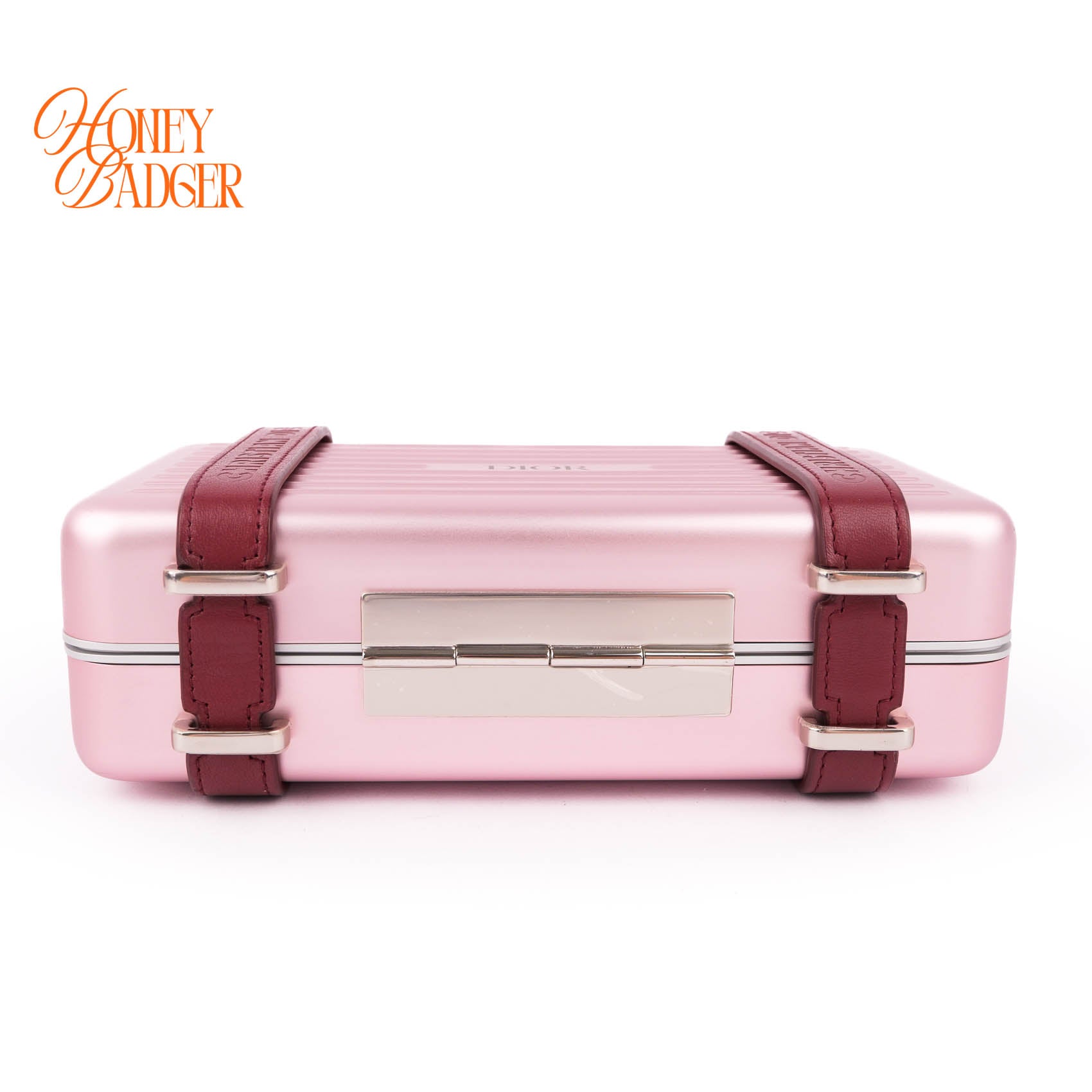 IOR and RIMOWA Clutch Bag Matt Pink Aluminium Shoulder Case