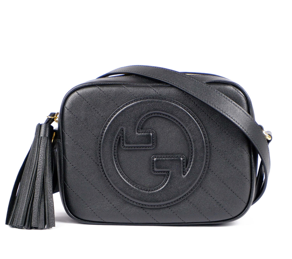 Gucci Blondie Tassel Camera Bag Black
