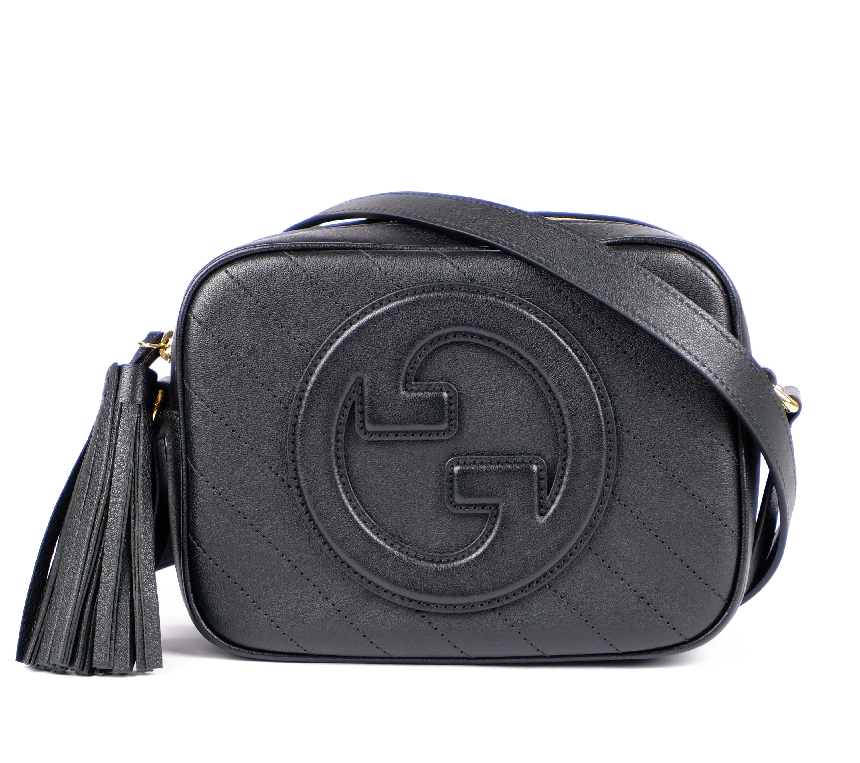 Gucci Blondie Tassel Camera Bag Black