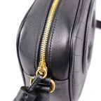 Gucci Blondie Small Shoulder Bag Black Leather Crossbody 742360