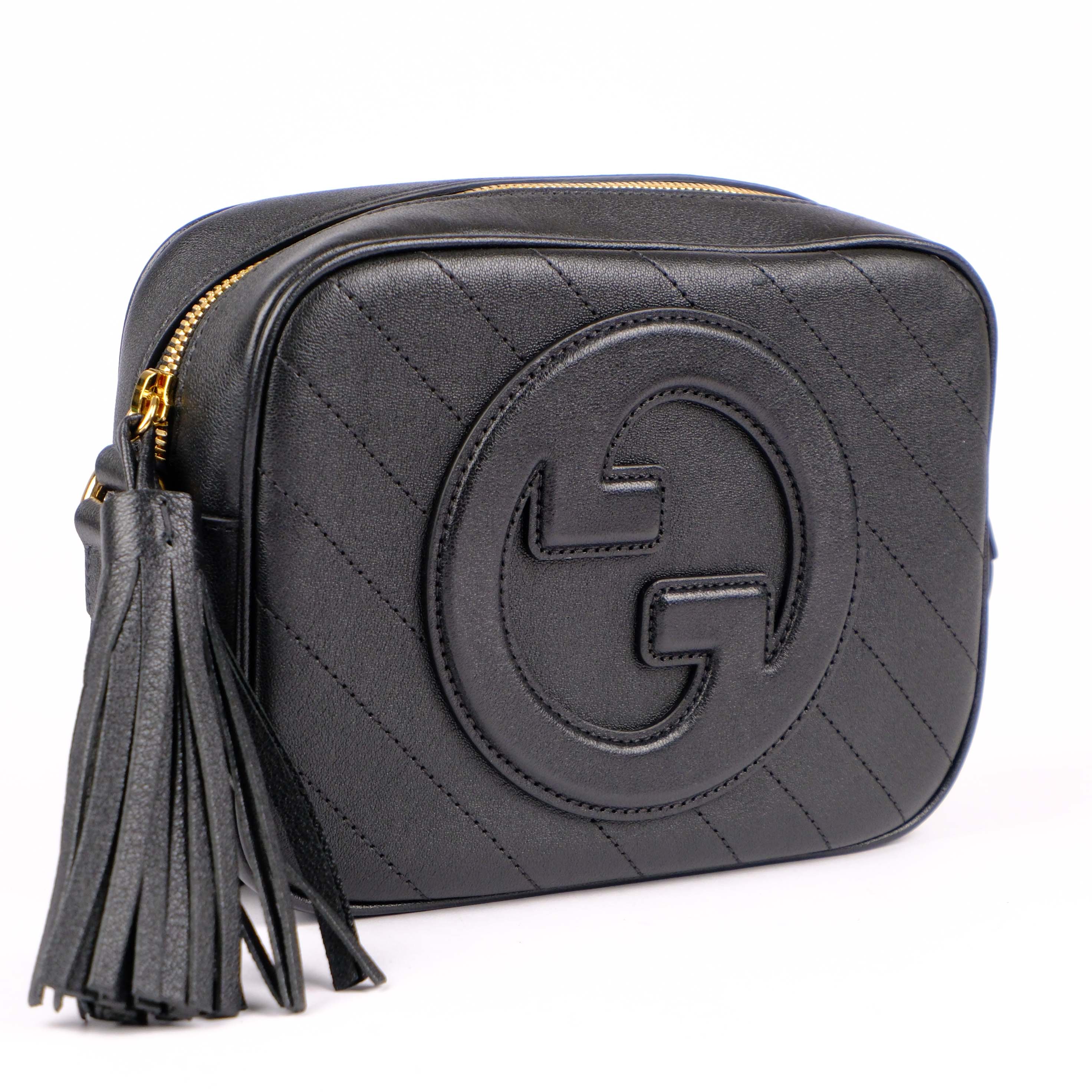 Gucci Blondie Tassel Camera Bag Black
