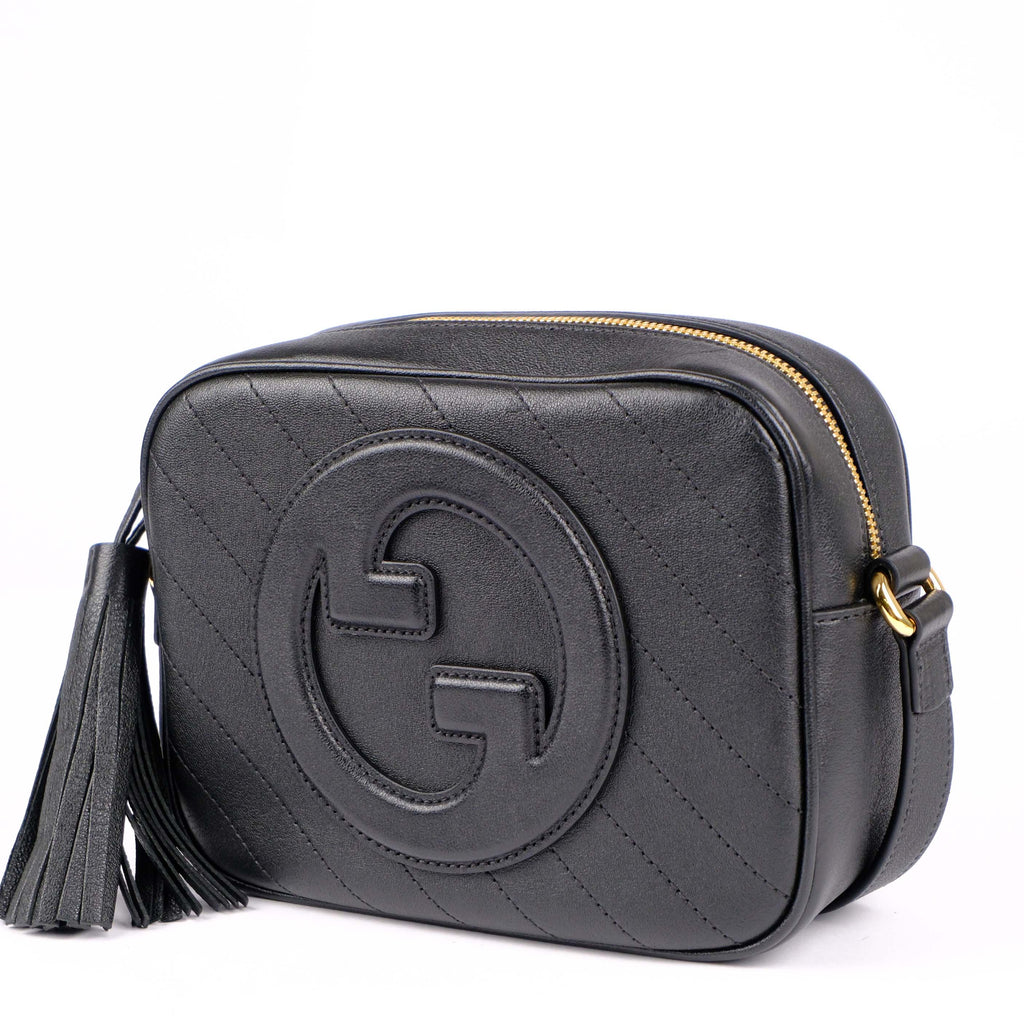 Gucci Blondie Tassel Camera Bag Black