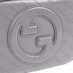 Gucci Blondie Small Shoulder Bag Black Leather Crossbody 742360
