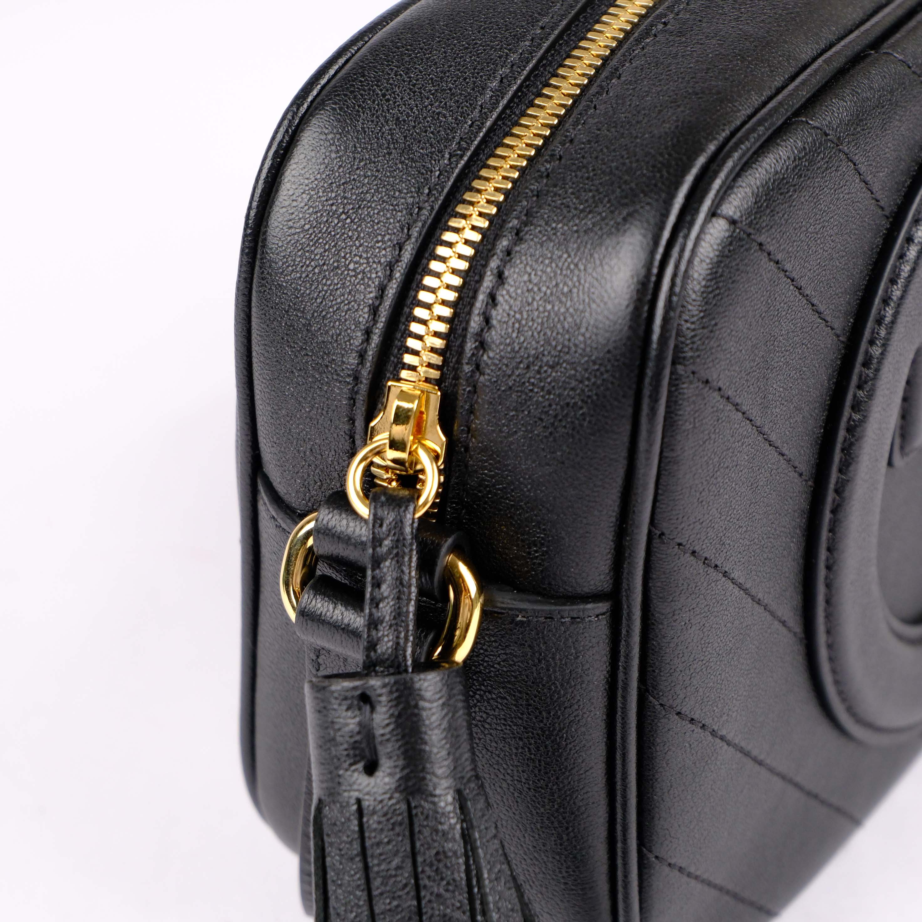 Gucci Blondie Tassel Camera Bag Black