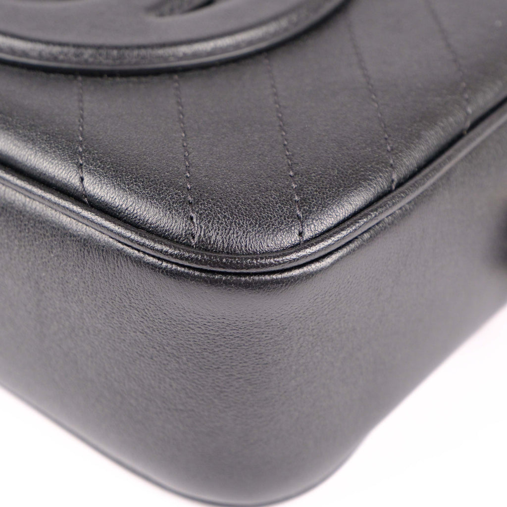 Gucci Blondie Small Shoulder Bag Black Leather Crossbody 742360