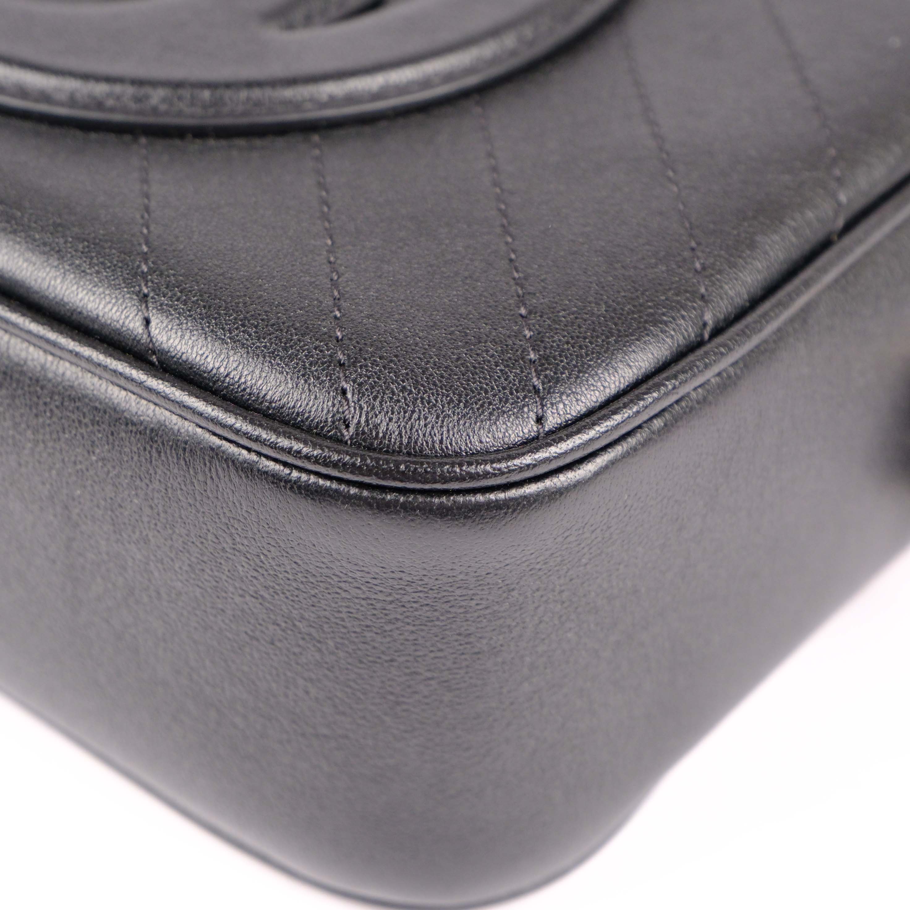 Gucci Blondie Small Shoulder Bag Black Leather Crossbody 742360